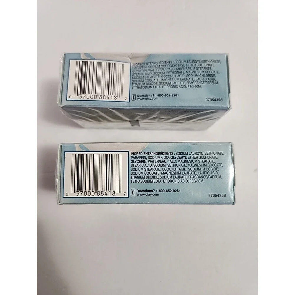 2 Bars Olay Sensitive Unscented Beauty Bar Soap 3.17 oz each  New Sealed